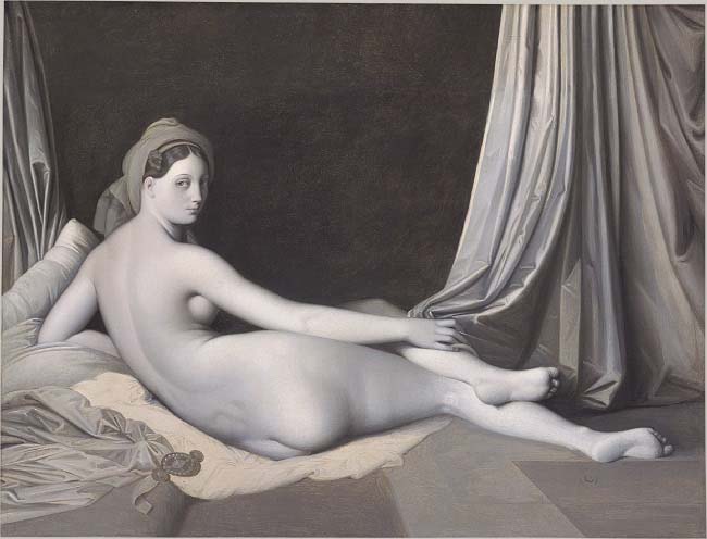 Odalisque in Grisaille